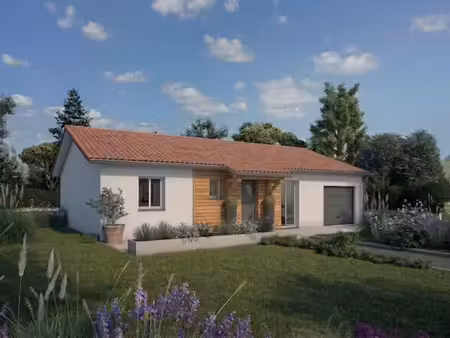 terrain avec maison neuve à vendre