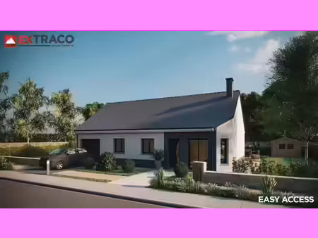 terrain avec maison neuve à vendre