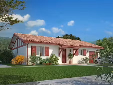 terrain avec maison neuve à vendre