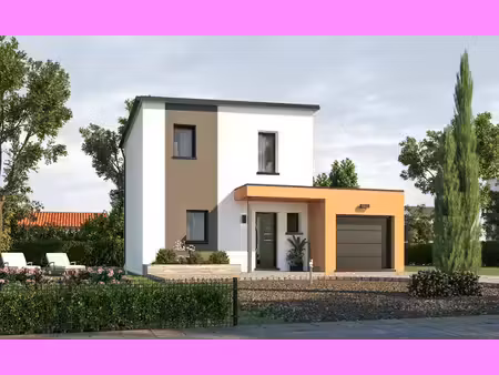 terrain avec maison neuve à vendre