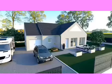 terrain avec maison neuve à vendre