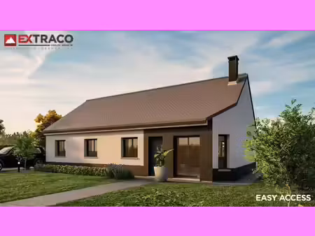 terrain avec maison neuve à vendre