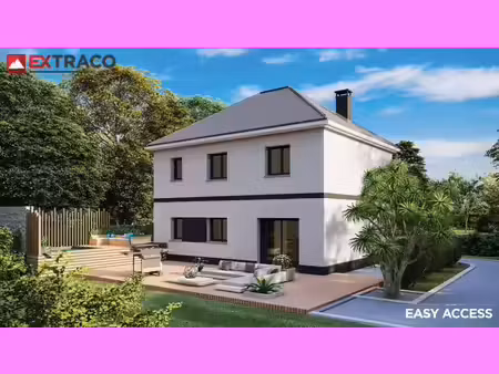terrain avec maison neuve à vendre