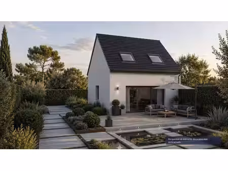 terrain avec maison neuve à vendre