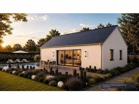 terrain avec maison neuve à vendre