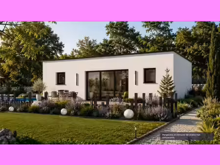 terrain avec maison neuve à vendre