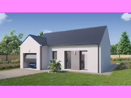 terrain avec maison neuve à vendre