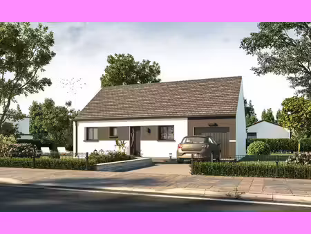 terrain avec maison neuve à vendre