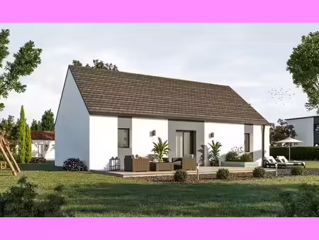 terrain avec maison neuve à vendre