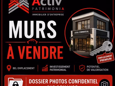 murs commerciaux à vendre