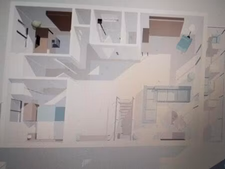joli duplex t3-t4 tout neuf modulable selon besoins toit cathédrale dans la grande pièce d
