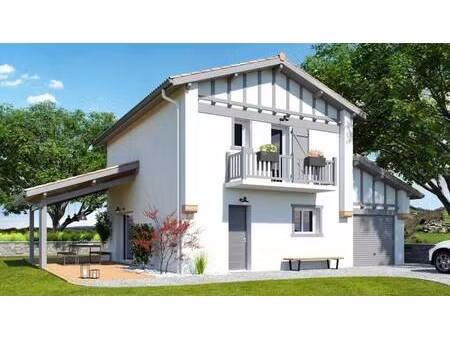 terrain avec maison neuve à vendre