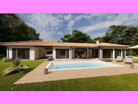 terrain avec maison neuve à vendre
