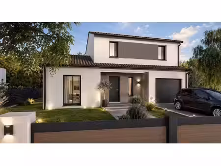 terrain avec maison neuve à vendre