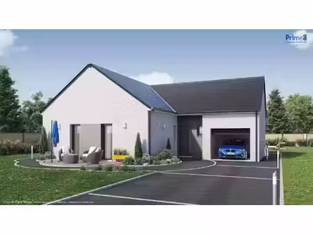 terrain avec maison neuve à vendre