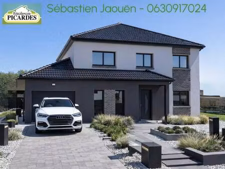 terrain avec maison neuve à vendre