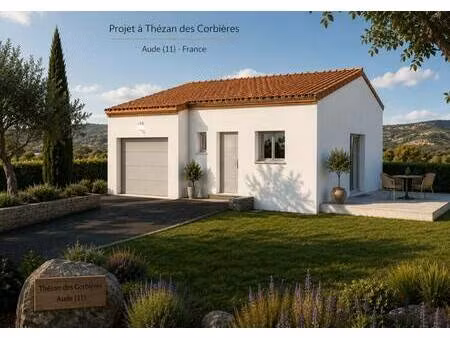 terrain avec maison neuve à vendre