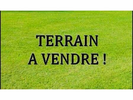 terrain constructible à vendre