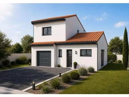 terrain avec maison neuve à vendre