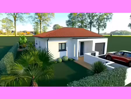 terrain avec maison neuve à vendre