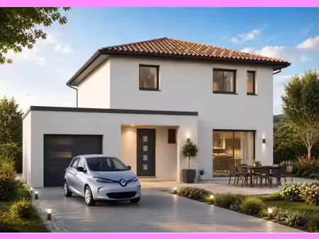 terrain avec maison neuve à vendre
