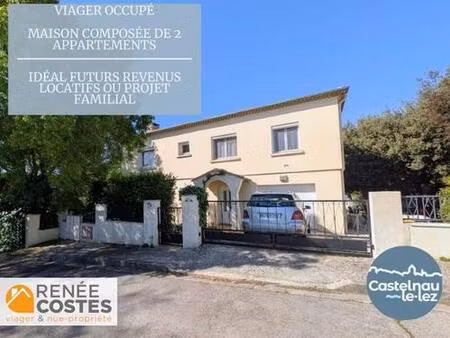 viager occupé - f72-h71 ans - castelnau le lez (34170)