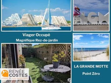 viager occupé - f86 ans - la grande motte (34280)