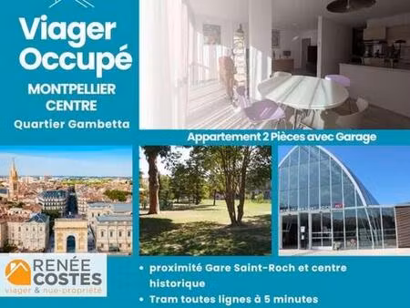 viager occupé - h67 ans - montpellier (34000)