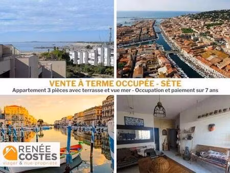 vente à terme occupée sur 84 mois - sete (34200)
