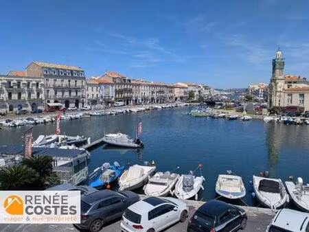 vente en nue propriété - f84 ans - sete (34200)