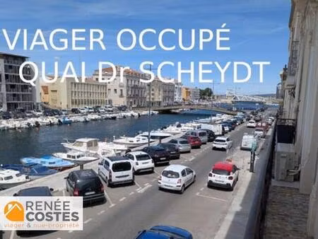 viager occupé - f78-h78 ans - sete (34200)