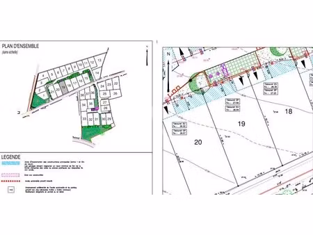 en vente terrain non constructible 524 m² – 118 000 € |brem-sur-mer