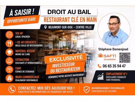 restaurant clé en main – emplacement n°1