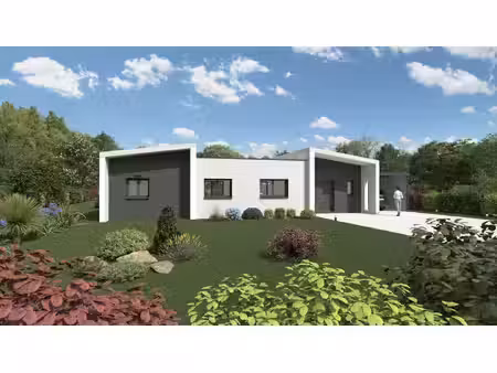 terrain avec maison neuve à vendre