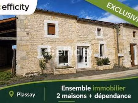 vente longère et corps de ferme à plassay (17250) : à vendre / 202m² plassay