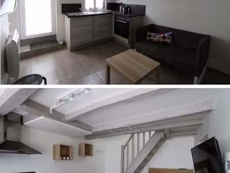 beau t2 meublé en duplex  25m² + cave