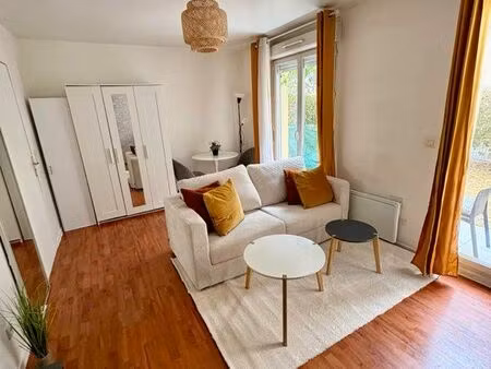 studio 24m2 + jardin privatif 20m2 + place de parking/ blvd john kennedy