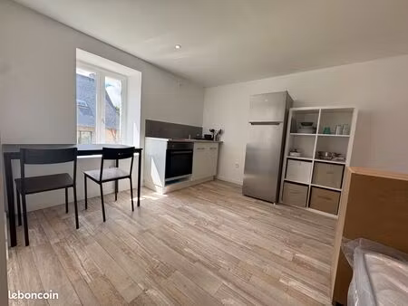 studio meublé rénové – 19 m² – centre-ville de lannion – dpe c