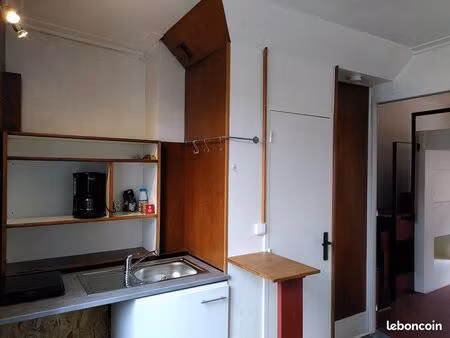 f1 398 chauffage et eau chaude compris  quartier st vincent  5 mns de la mer