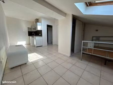 à louer nu - appartement t1bis 30m² muret centre - 520 cc