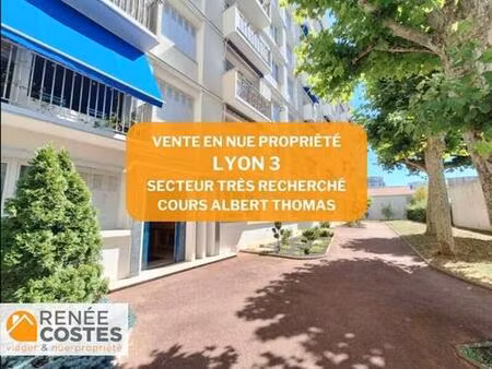 vente en nue propriété - f78-h81 ans - lyon (69003)