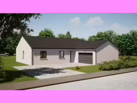 terrain avec maison neuve à vendre