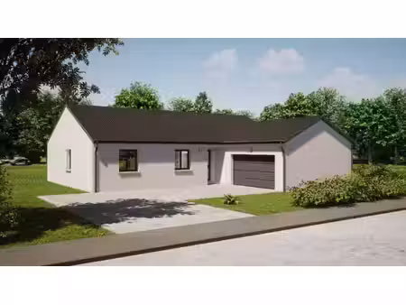 terrain avec maison neuve à vendre