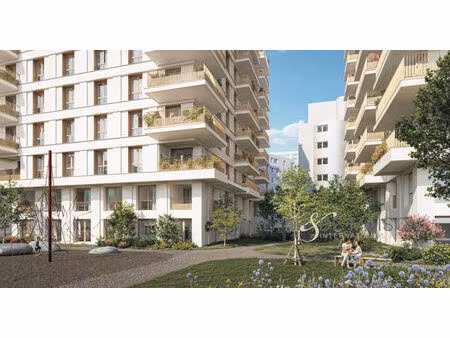 courbevoie  faubourg de l'arche : appartement 3 pièces neuf 56 89m²  loggia 9 52m² ouest  