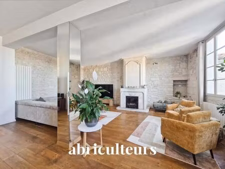 duplex de caractère avec cheminée en vente à saintes centre (17100)