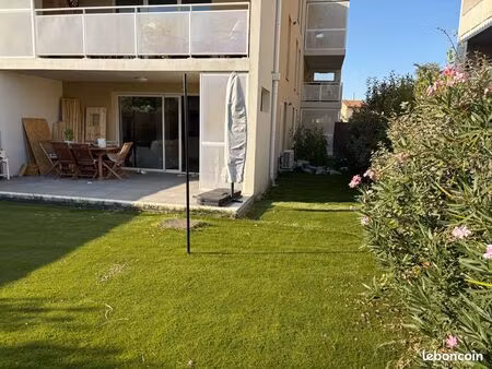 t3 rez de jardin gardanne quartier au calme
