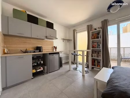 grand t1 bis avec balcon dans résidence neuve