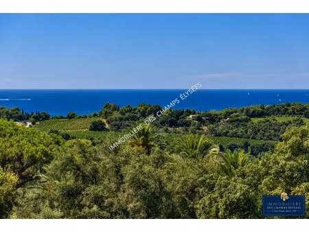 la croix-valmer - a 5 minutes des plages de gigaro - villa - 3 chambres - vue mer -