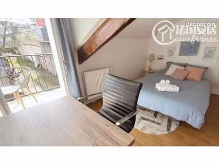 location pour 2 étudiants 48m2 meublé