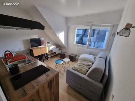 studio meublé à louer - hyper centre auray